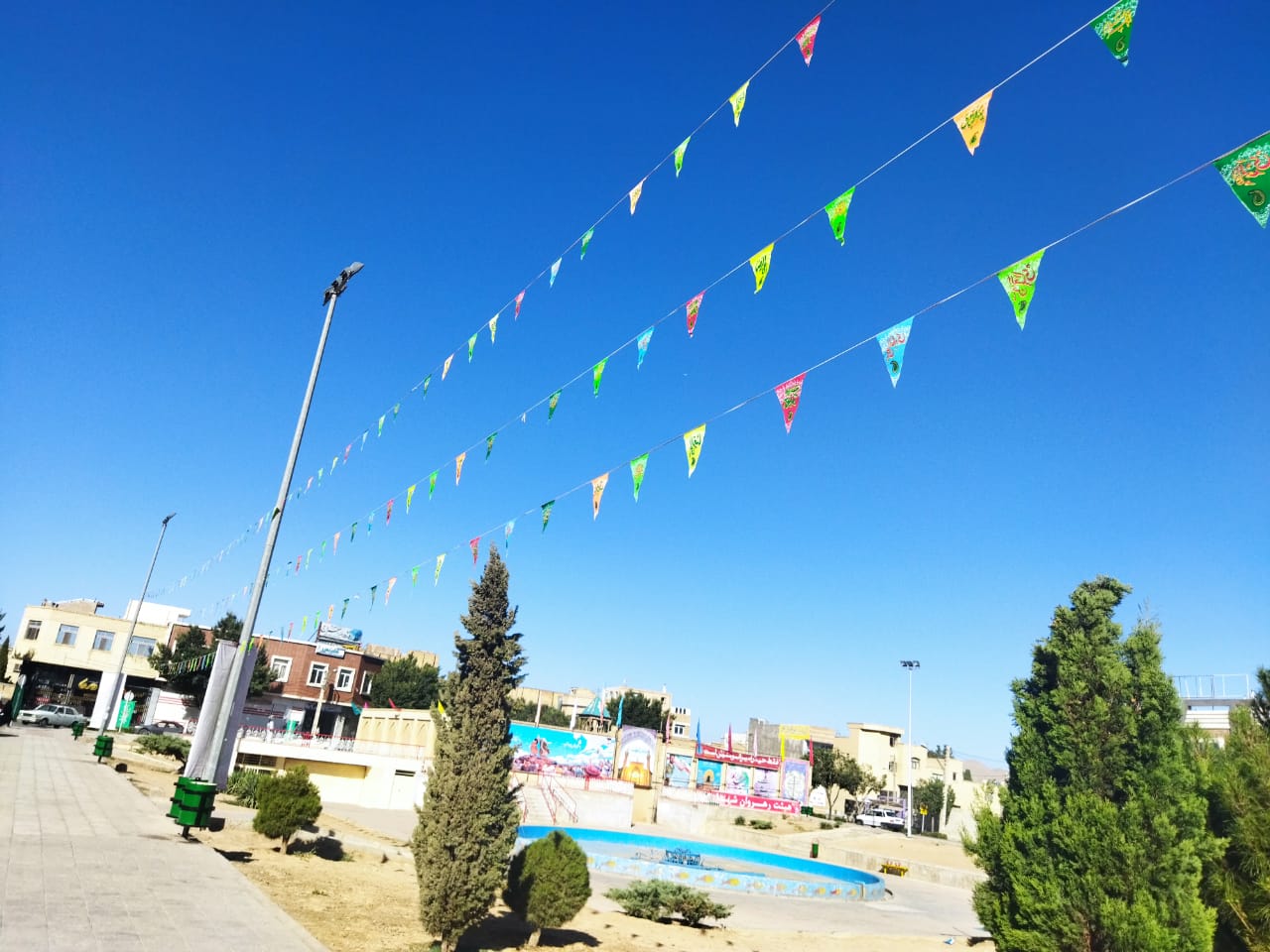 آذین بندی سطح شهر به مناسبت اعیاد غدیر و قربان