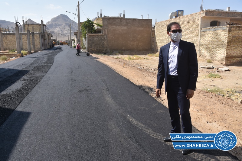 آسفالت محله شهید چاوشی شهرضا