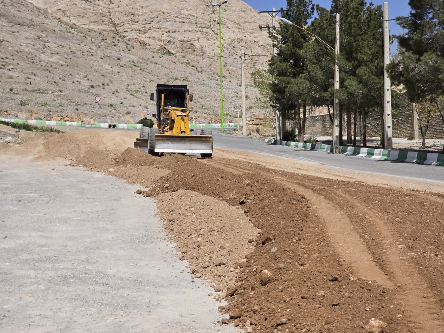 آغاز عملیات زیرسازی در خیابان شهید صحفی