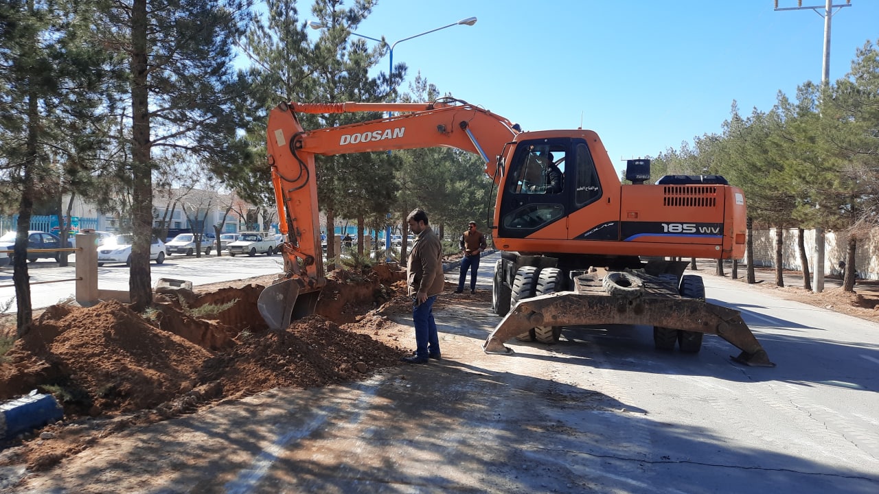 احداث پل هوایی روبه روی بیمارستان امیر المومنین
