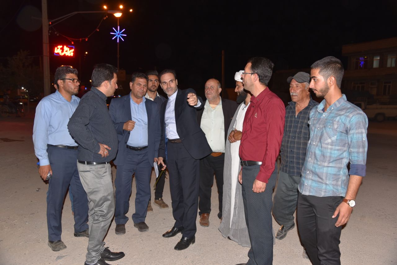 بازدید از محله قشقایی و رسیدگی به مشکلات شهروندان و ساکنین
