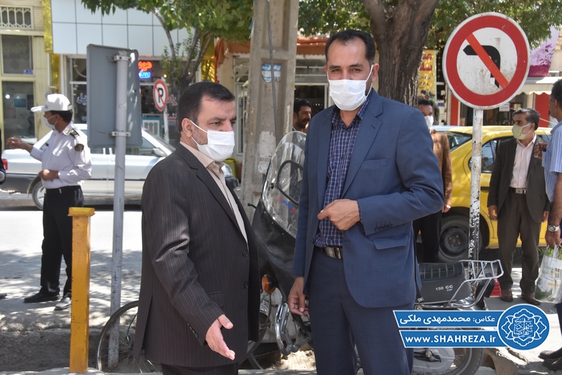 بازدید اعضای کمیته کار شورای هماهنگی ترافیک شهرستان شهرضا
