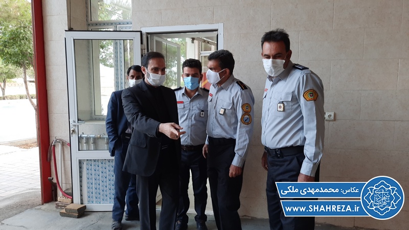 بازدید سرزده شهردار از آتش نشانی خیابان پاسداران