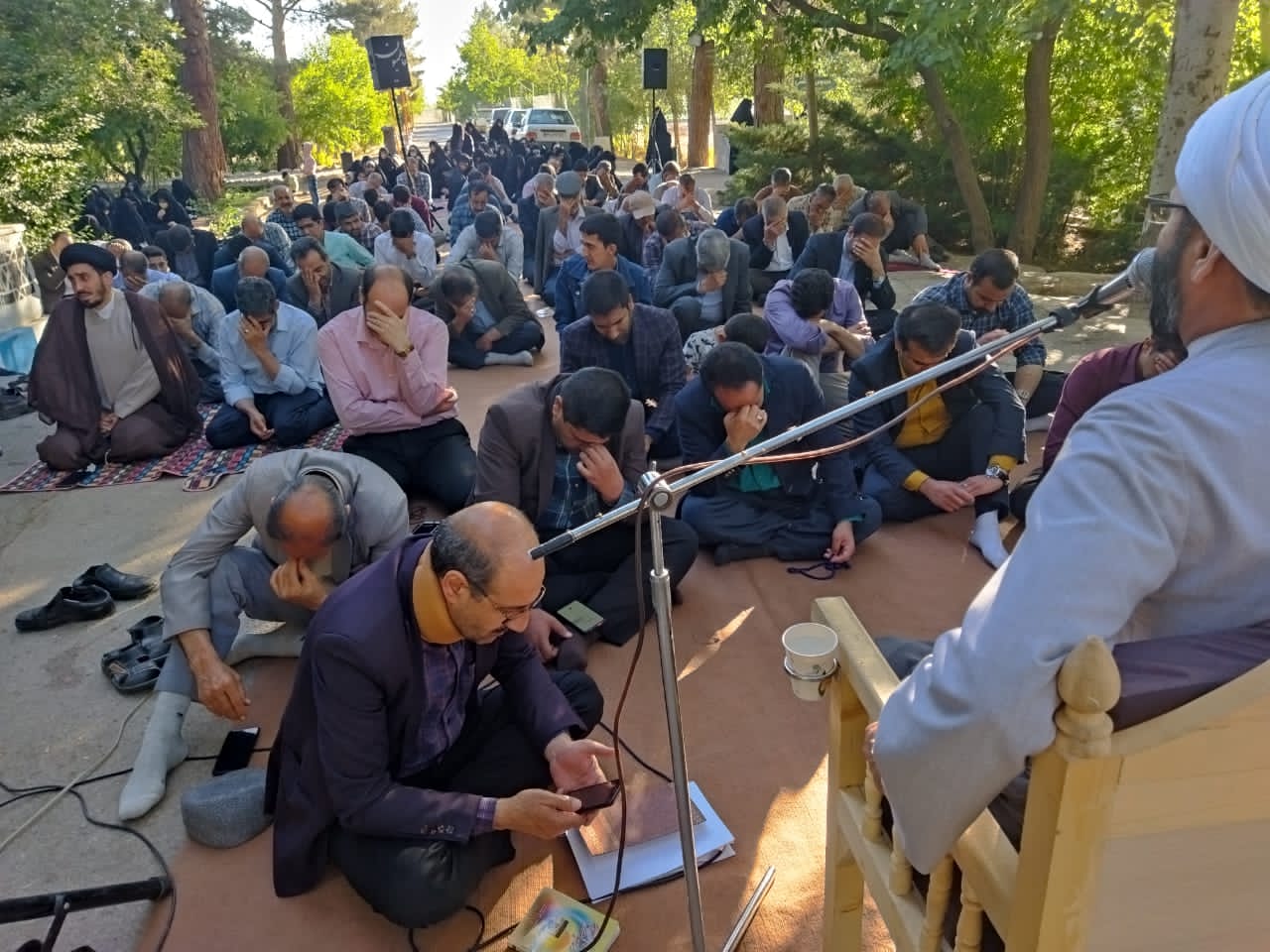 برگزاری مراسم دعای ندبه به مناسبت ولادت با سعادت امام رضا (ع)