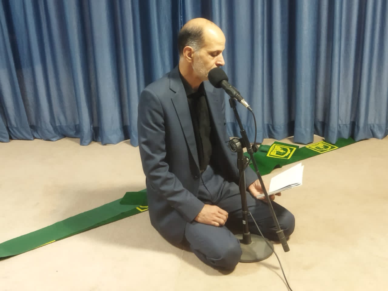 برگزاری مراسم زیارت عاشورا دهه اول ماه محرم در نماز خانه شهرداری