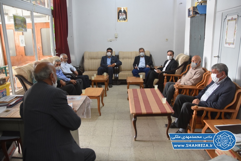 حضور شهردار شهرضا در انجمن مدد کاری امیر المومنین (ع) شهرضا