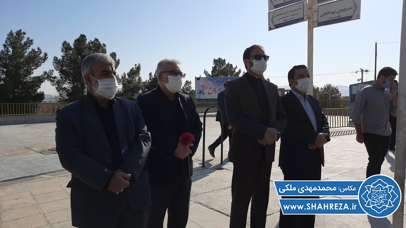 حضور شهردار شهرضا در مراسم غبار روبی دفاع مقدس
