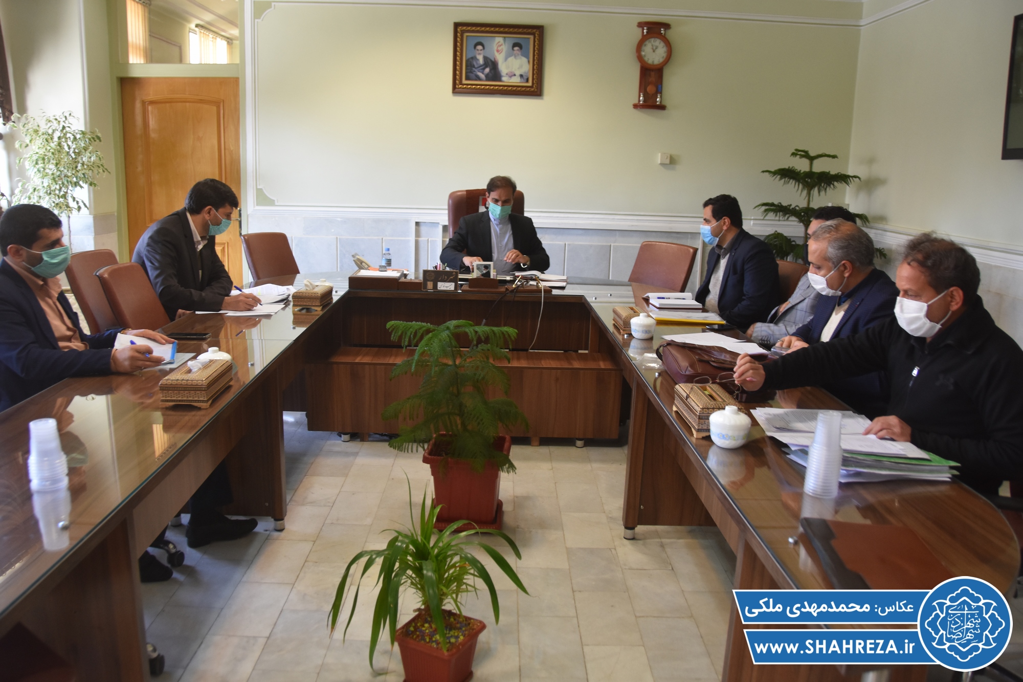 دیدار رییس اداره آبفا با شهردار