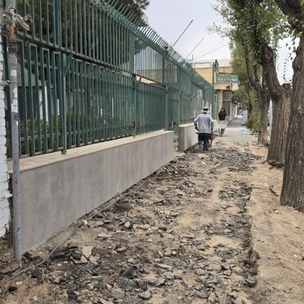خیابان حکیم نصرالله در مسیر تکمیل عملیات بهسازی